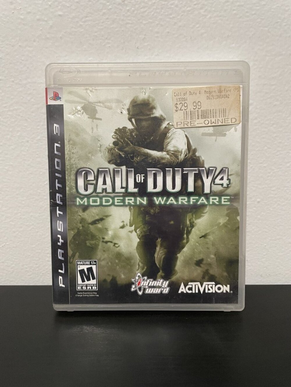 Call Of Duty Modern Warfare 4 PS3 PlayStation 3 Video Game Sony Retro 2007